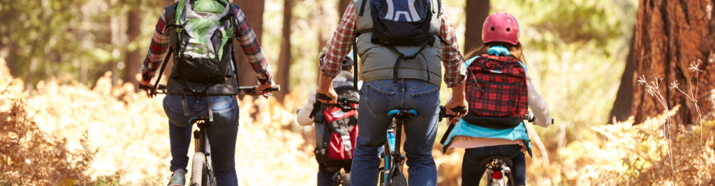 Family Biking In Island Park